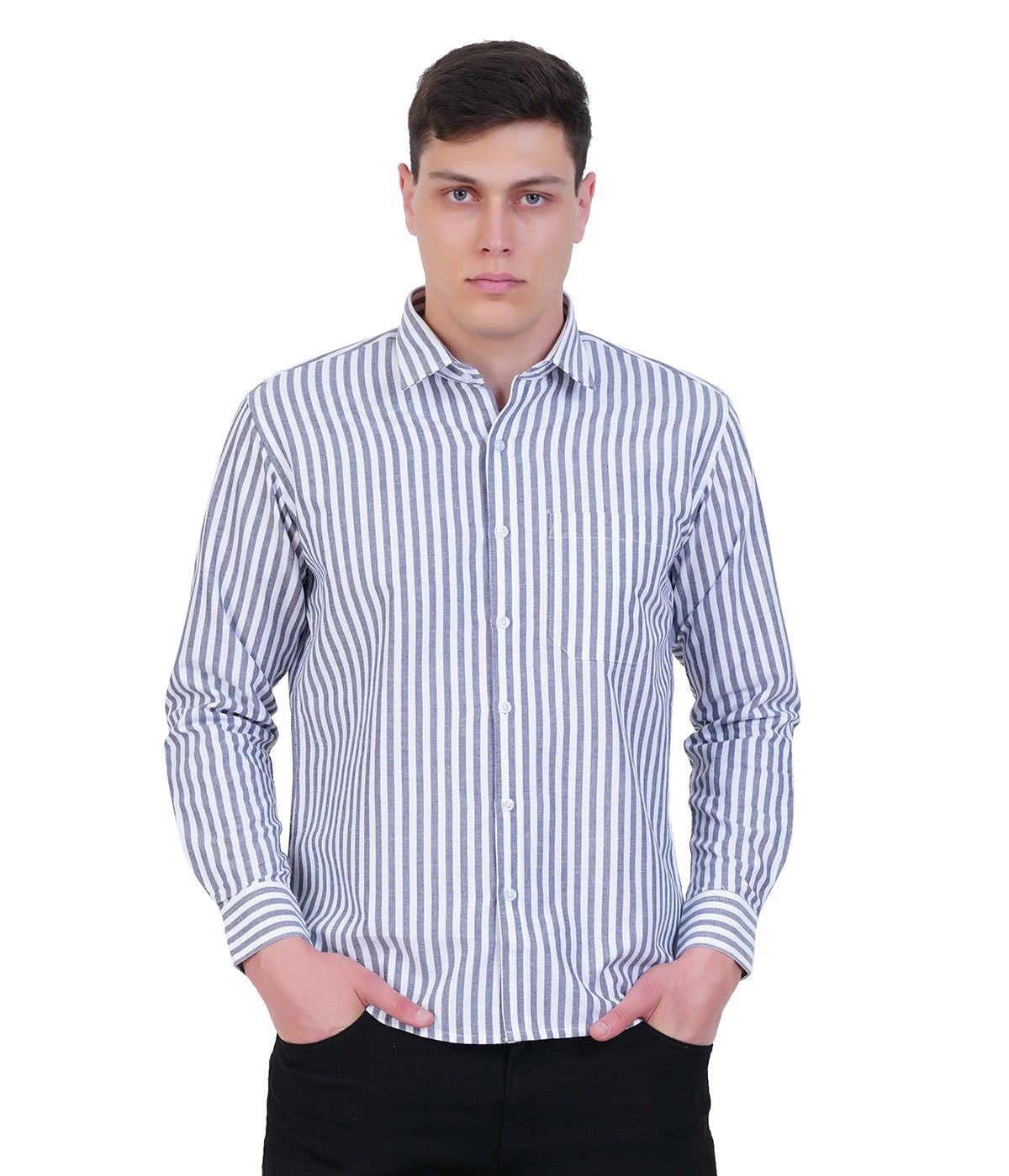 Black Stripe Long Sleeve Shirt