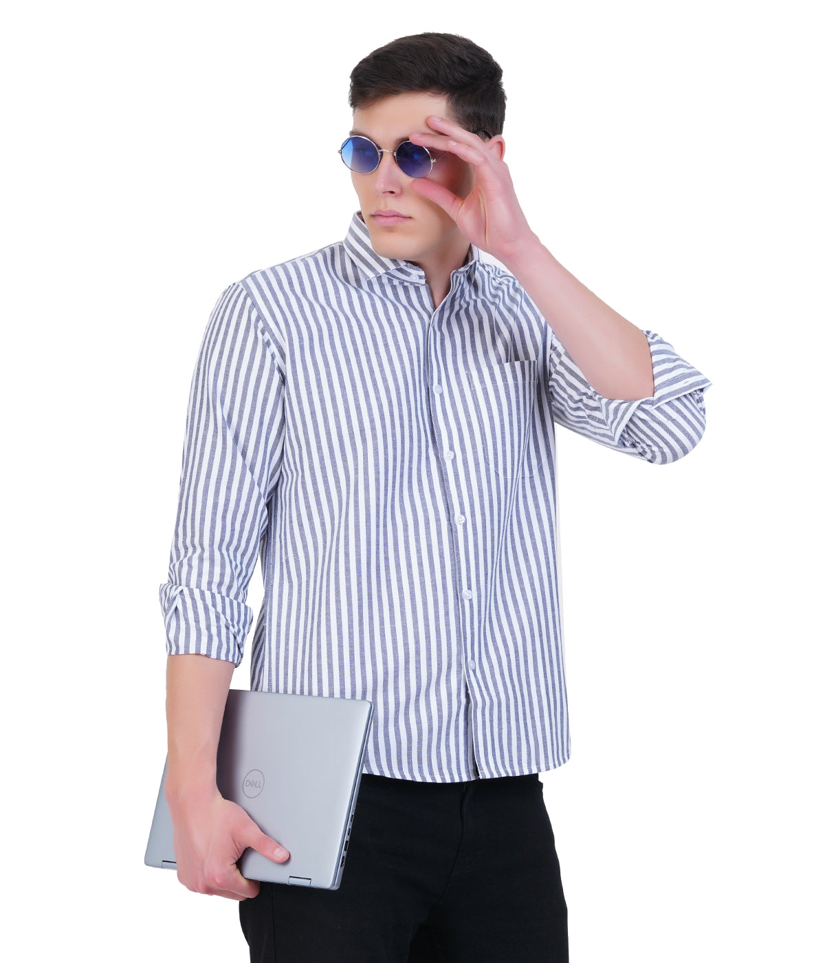 Black Stripe Long Sleeve Shirt