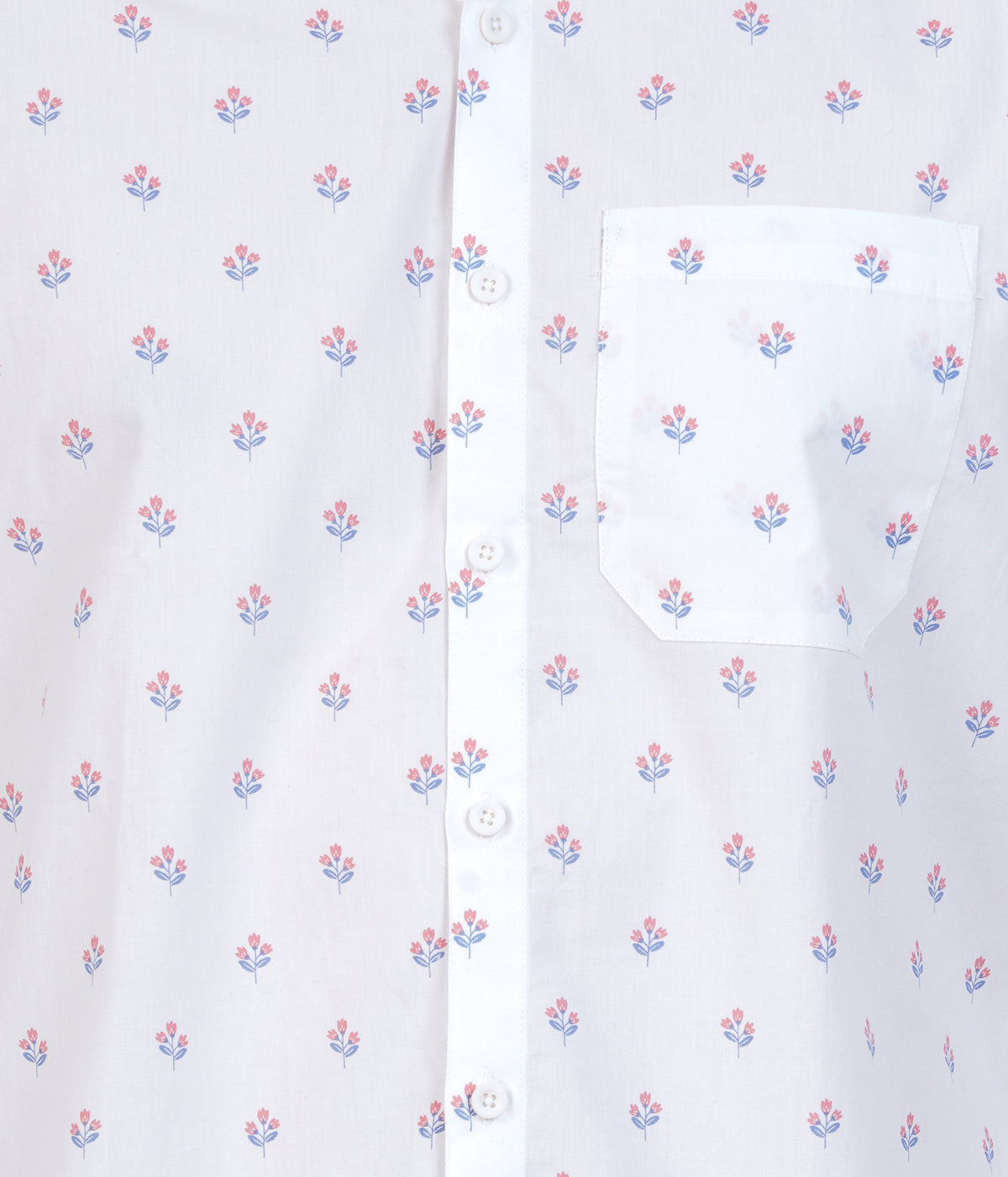 Flower Print Long Sleeve Shirt