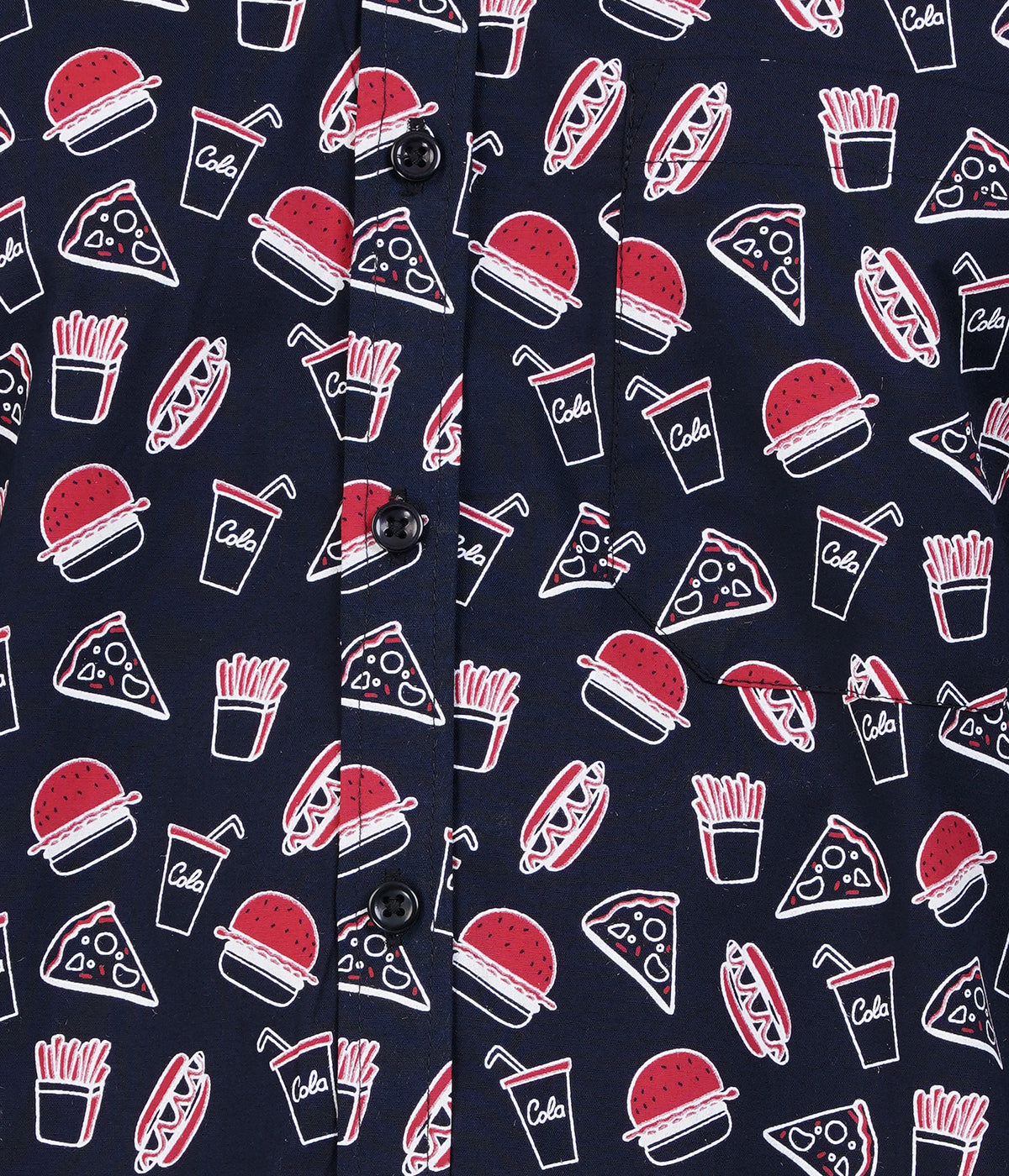 100% Cotton Bite-Night Printed Shirt