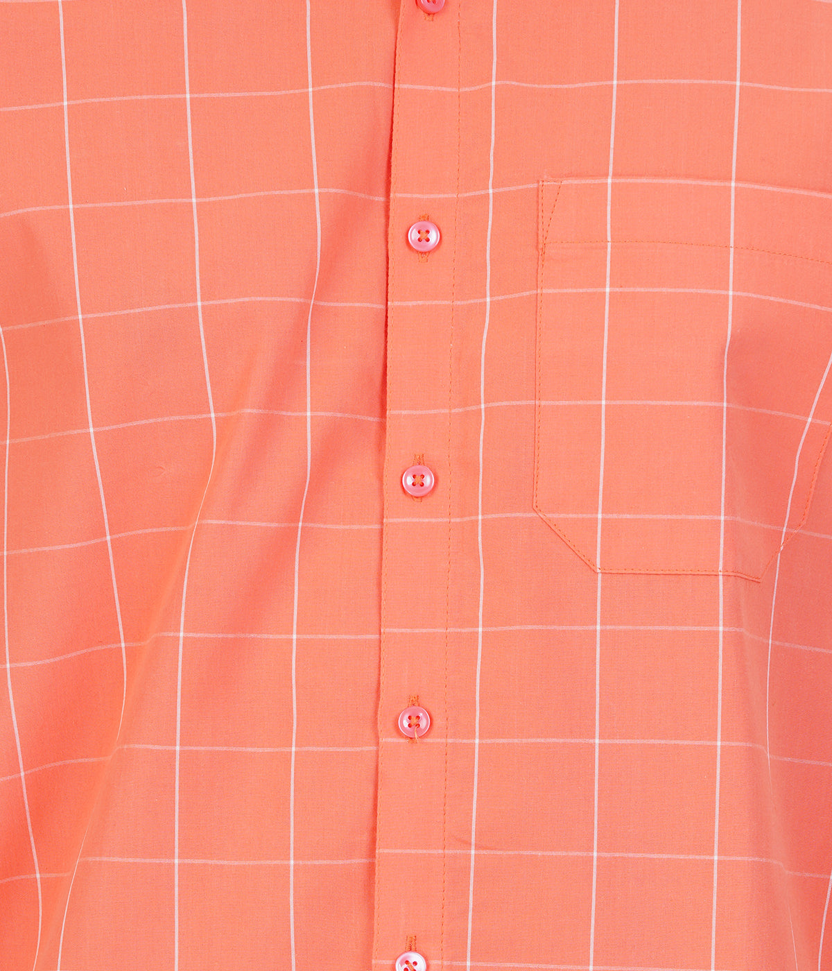 Orange check LS Shirt
