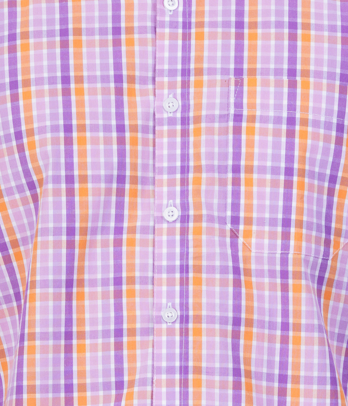 Purple Checked Long Sleeve Shirt