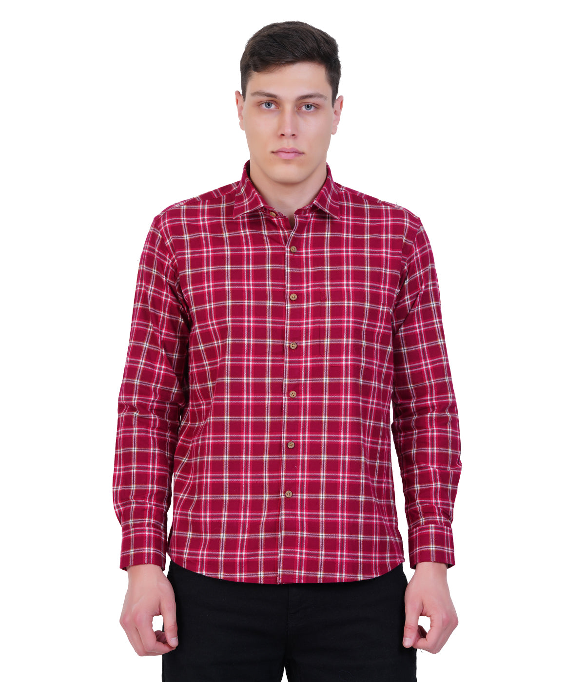 Red Check Long Sleeve Shirt