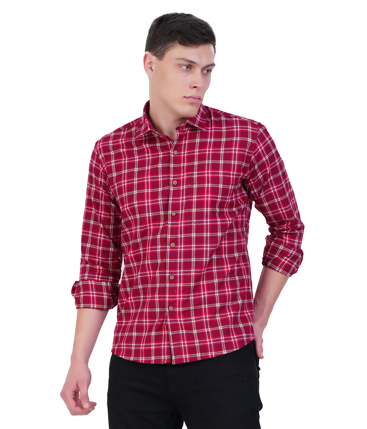 Red Check Long Sleeve Shirt