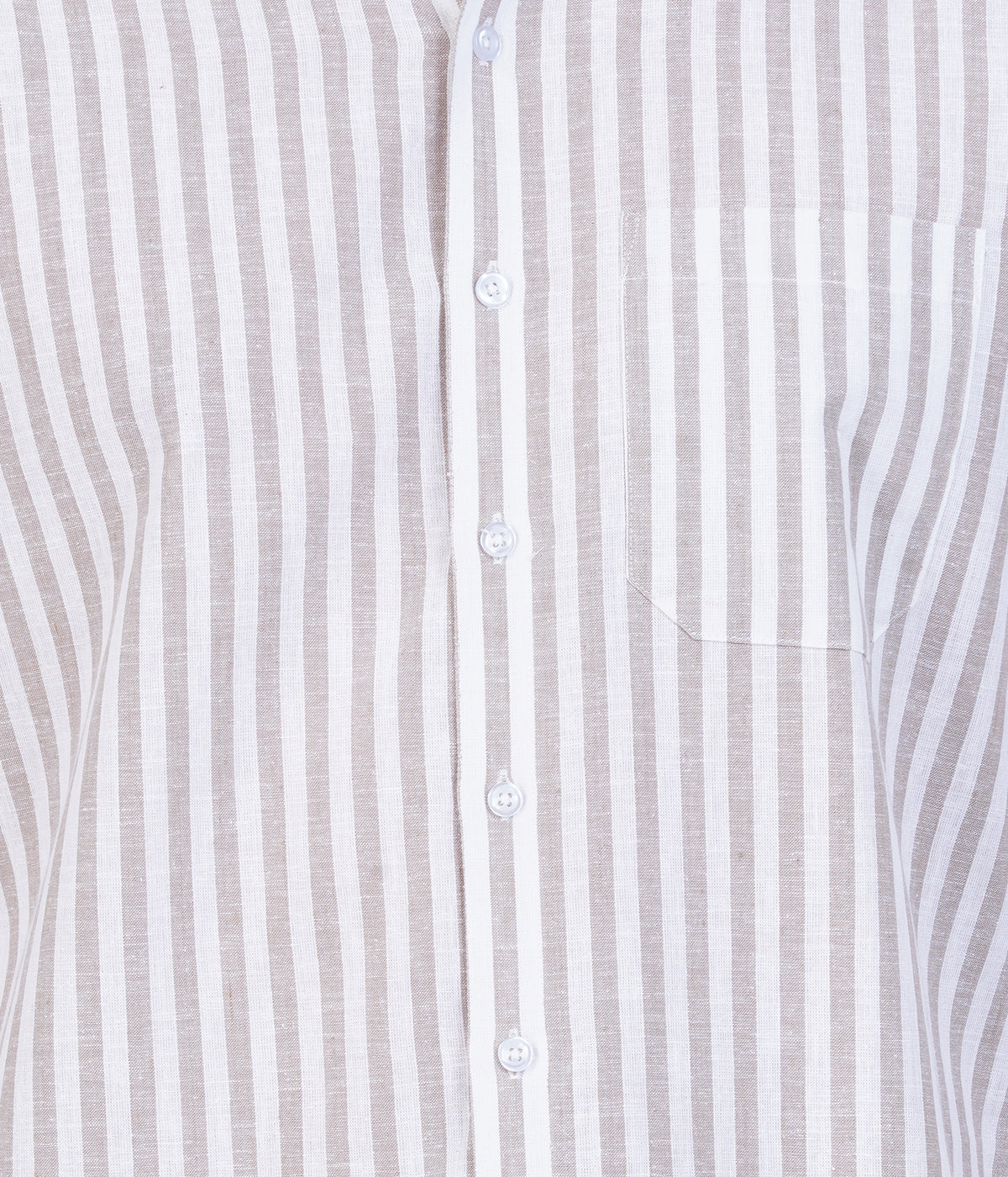 Sand Cotton Linen Long Sleeve Shirt