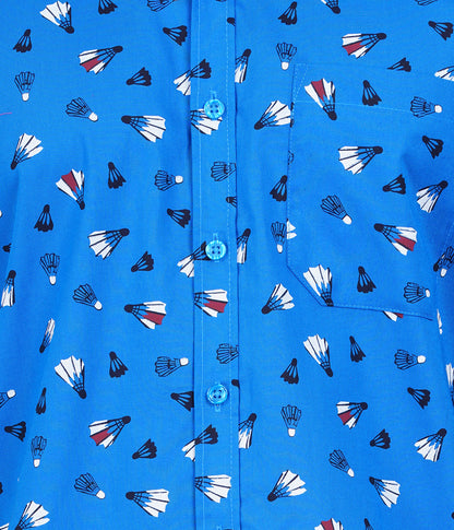100% Cotton Shuttle-Mania Printed Shirt