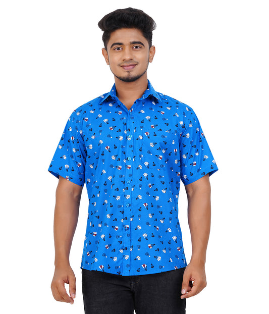 100% Cotton Shuttle-Mania Printed Shirt