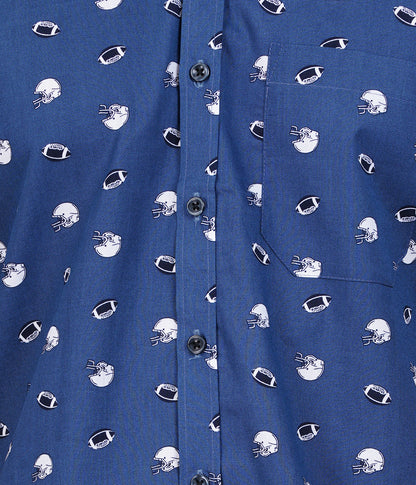 100% Cotton Game-Day Printed Shirt