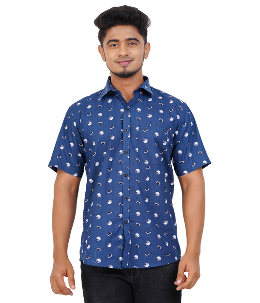 100% Cotton Game-Day Printed Shirt